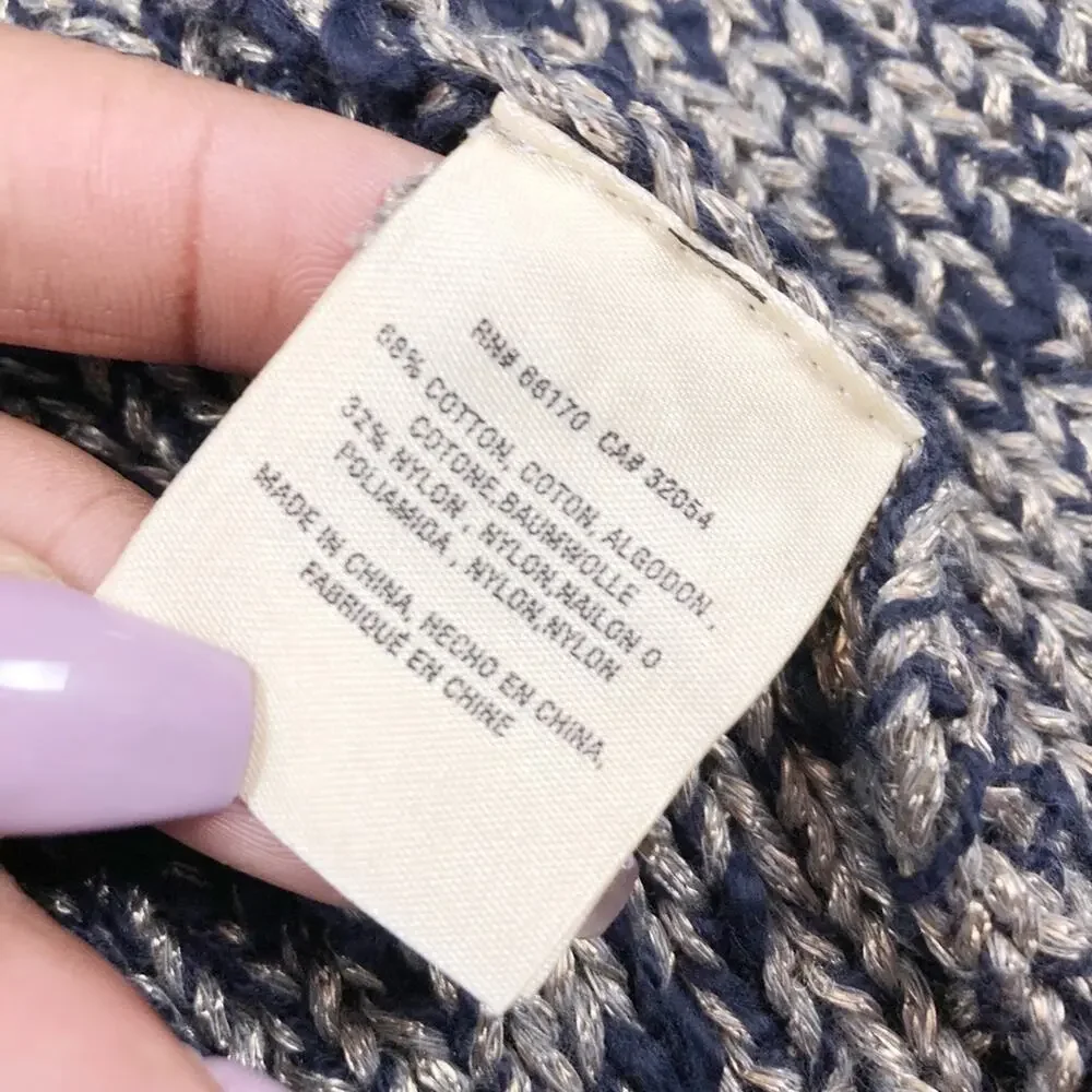Anthropologie Women's Blue Akemi + Kim Alta Marled Long Sleeve Cardigan‎ New